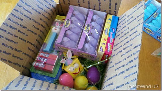 An Easter Care Package for my cousin in the Navy